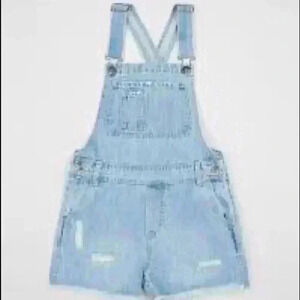 Bardot Junior Denim Shorts Overalls
